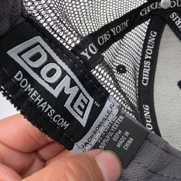 Chris Young 2016 World Tour Mesh Trucker Hat Adjustable Black Collectible Cap - Picture 6 of 10